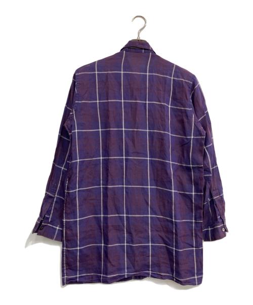 Y's for men（ワイズフォーメン）Y's for men (ワイズフォーメン) リネンジップシャツ パープル サイズ:-の古着・服飾アイテム