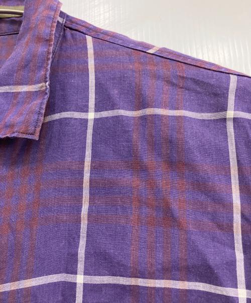 Y's for men（ワイズフォーメン）Y's for men (ワイズフォーメン) リネンジップシャツ パープル サイズ:-の古着・服飾アイテム