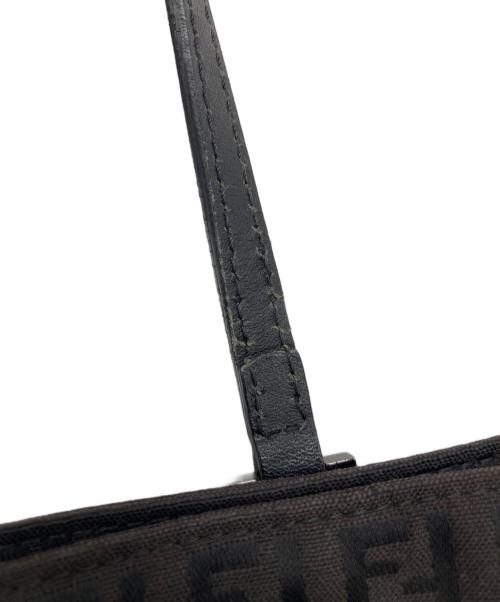FENDI（フェンディ）FENDI (フェンディ) ズッキーノ柄トートバッグ ブラックの古着・服飾アイテム