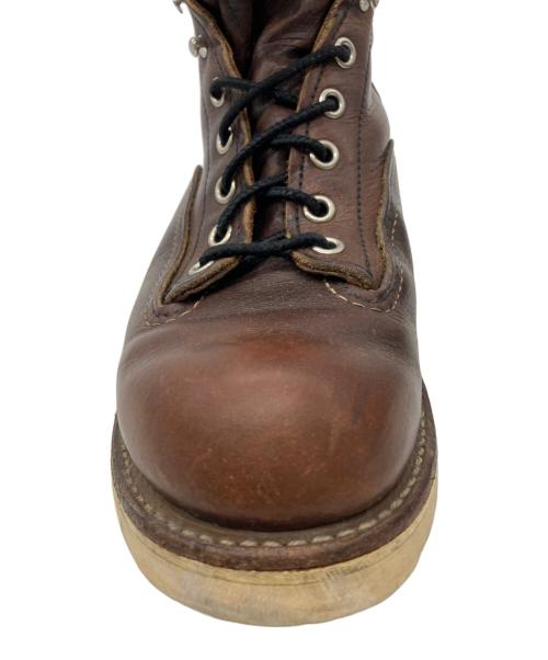 RED WING（レッドウィング）RED WING (レッドウィング) ラインマンブーツ ブラウン サイズ:EUR39の古着・服飾アイテム