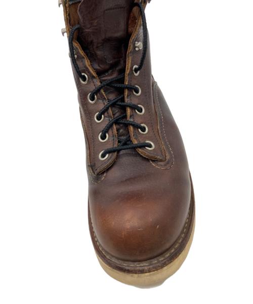 RED WING（レッドウィング）RED WING (レッドウィング) ラインマンブーツ ブラウン サイズ:EUR39の古着・服飾アイテム