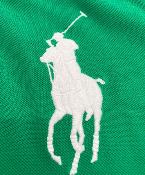 POLO RALPH LAUREN（ポロ・ラルフローレン）POLO RALPH LAUREN (ポロ・ラルフローレン) ビッグポニーポロシャツ グリーン サイズ:Mの古着・服飾アイテム