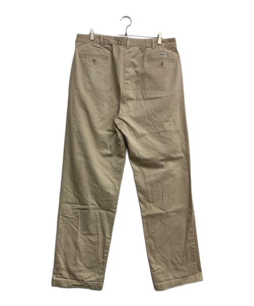 POLO RALPH LAUREN（ポロ・ラルフローレン）POLO RALPH LAUREN (ポロ・ラルフローレン) タックチノパン ベージュ サイズ:Mの古着・服飾アイテム
