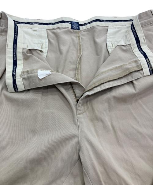 POLO RALPH LAUREN（ポロ・ラルフローレン）POLO RALPH LAUREN (ポロ・ラルフローレン) タックチノパン ベージュ サイズ:Mの古着・服飾アイテム