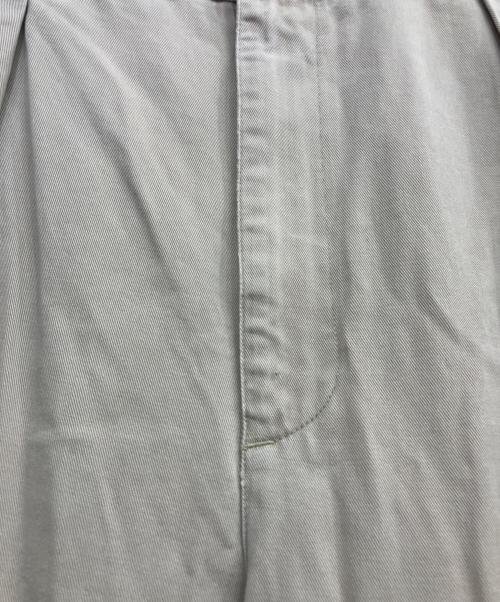 POLO RALPH LAUREN（ポロ・ラルフローレン）POLO RALPH LAUREN (ポロ・ラルフローレン) タックチノパン ベージュ サイズ:Mの古着・服飾アイテム