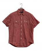 POLO RALPH LAURENポロ・ラルフローレン）の古着「レギュラーっカラー S/S シャツ」｜レッド