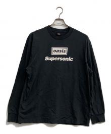 LEVI'S×OASIS SUPERSONIC（リーバイス）の古着「ロングスリーブバンドTシャツ」｜ブラック