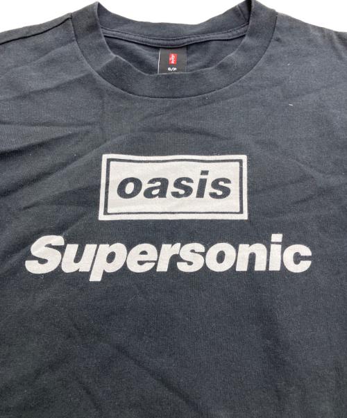 LEVI'S（リーバイス）LEVI'S (リーバイス) OASIS SUPERSONIC ロングスリーブバンドTシャツ ブラック サイズ:Sの古着・服飾アイテム
