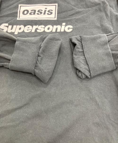 LEVI'S（リーバイス）LEVI'S (リーバイス) OASIS SUPERSONIC ロングスリーブバンドTシャツ ブラック サイズ:Sの古着・服飾アイテム
