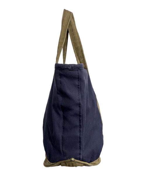 L.L.Bean（エルエルビーン）L.L.Bean (エルエルビーン) ワックスキャンバストート ネイビーの古着・服飾アイテム