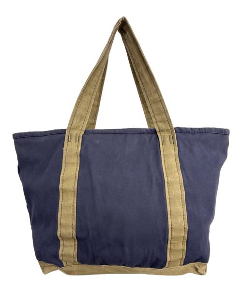 L.L.Bean（エルエルビーン）L.L.Bean (エルエルビーン) ワックスキャンバストート ネイビーの古着・服飾アイテム