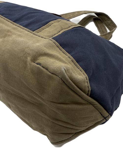 L.L.Bean（エルエルビーン）L.L.Bean (エルエルビーン) ワックスキャンバストート ネイビーの古着・服飾アイテム