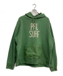 POLO RALPH LAUREN（ポロ・ラルフローレン）の古着「ダメージ加工 PRL SURF パーカー」｜グリーン