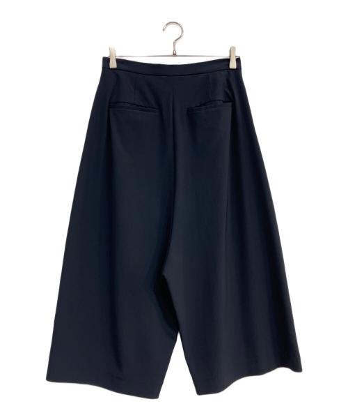 mizuiro-ind（ミズイロインド）mizuiro-ind (ミズイロインド) ストレッチ ワイド サルエルパンツ ネイビー サイズ:1の古着・服飾アイテム
