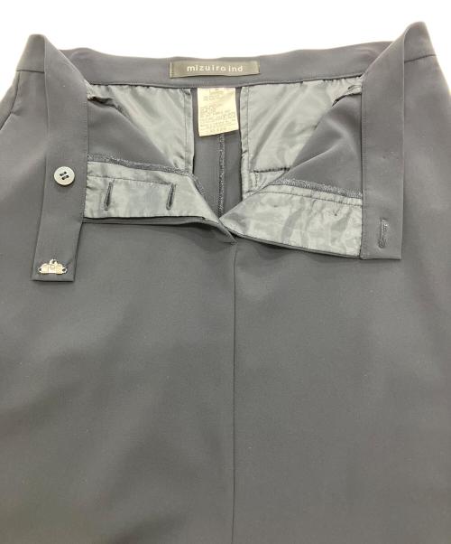 mizuiro-ind（ミズイロインド）mizuiro-ind (ミズイロインド) ストレッチ ワイド サルエルパンツ ネイビー サイズ:1の古着・服飾アイテム