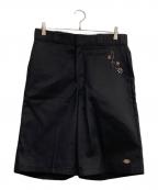 Dickies×htcディッキーズ×エイチティーシー）の古着「コラボショートパンツ LOOSE FIT」｜ブラック