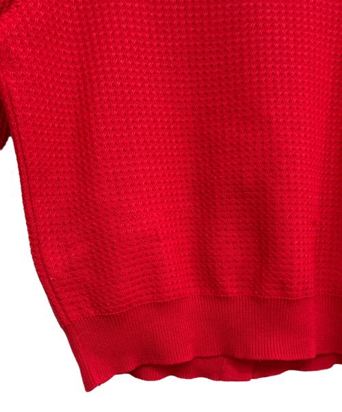 M'S GRACY（エムズグレイシー）M'S GRACY (エムズグレイシー) 半袖ボレロカーディガン レッド サイズ:38の古着・服飾アイテム