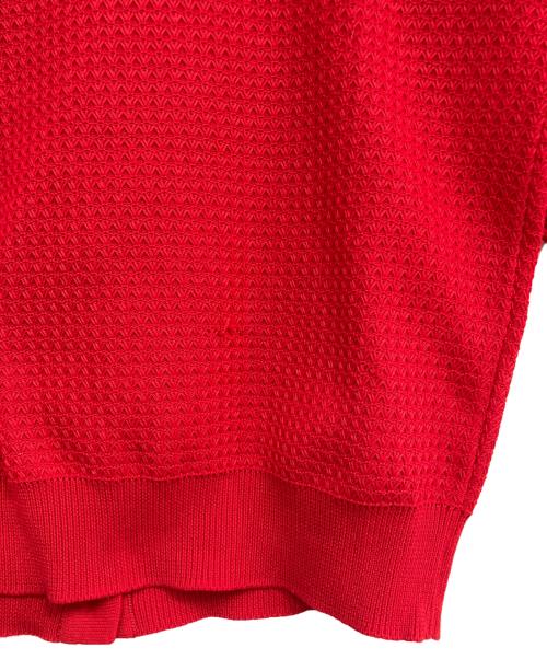 M'S GRACY（エムズグレイシー）M'S GRACY (エムズグレイシー) 半袖ボレロカーディガン レッド サイズ:38の古着・服飾アイテム