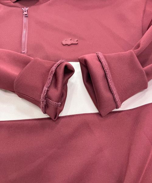LACOSTE（ラコステ）LACOSTE (ラコステ) ハーフジップトラックトップ ボルドー サイズ:36の古着・服飾アイテム