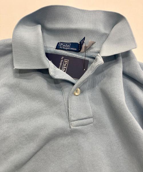 POLO RALPH LAUREN（ポロ・ラルフローレン）POLO RALPH LAUREN (ポロ・ラルフローレン) ライトウェイト フリース ロングスリーブ ポロ POLO RALPH LAUREN ブルー サイズ:SP 未使用品の古着・服飾アイテム