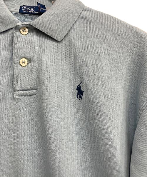 POLO RALPH LAUREN（ポロ・ラルフローレン）POLO RALPH LAUREN (ポロ・ラルフローレン) ライトウェイト フリース ロングスリーブ ポロ POLO RALPH LAUREN ブルー サイズ:SP 未使用品の古着・服飾アイテム
