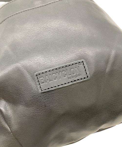BAICYCLON by Bagjack（バイシクロンバイバッグジャック）BAICYCLON by bagjack (バイシクロンバイバッグジャック) シンセティックレザードローストリングバッグ ブラックの古着・服飾アイテム
