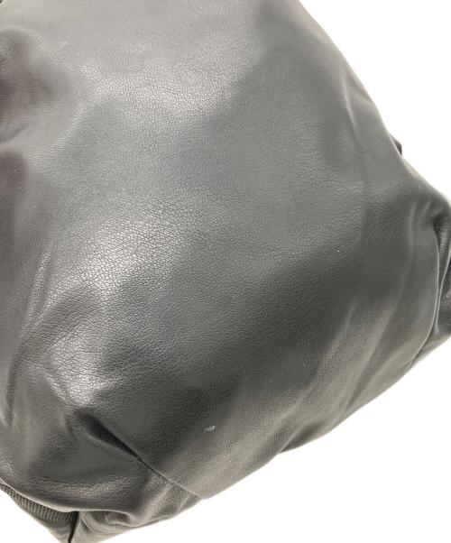 BAICYCLON by Bagjack（バイシクロンバイバッグジャック）BAICYCLON by bagjack (バイシクロンバイバッグジャック) シンセティックレザードローストリングバッグ ブラックの古着・服飾アイテム