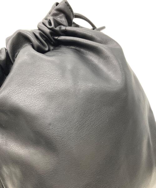 BAICYCLON by Bagjack（バイシクロンバイバッグジャック）BAICYCLON by bagjack (バイシクロンバイバッグジャック) シンセティックレザードローストリングバッグ ブラックの古着・服飾アイテム