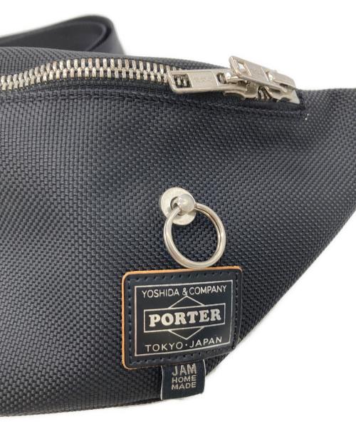PORTER（ポーター）PORTER (ポーター) JAM HOME MADE (ジャムホームメイド) ボディバッグ ブラックの古着・服飾アイテム