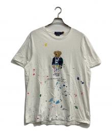 POLO RALPH LAUREN（ポロ・ラルフローレン）の古着「ポロベア ペイント半袖Tシャツ」｜ホワイト