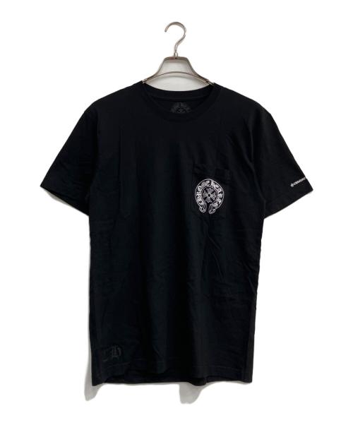 CHROME HEARTS（クロムハーツ）CHROME HEARTS (クロムハーツ) Horse Shoe Logo Pocket T-Shirt ブラック サイズ:Lの古着・服飾アイテム