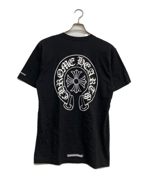 CHROME HEARTS（クロムハーツ）CHROME HEARTS (クロムハーツ) Horse Shoe Logo Pocket T-Shirt ブラック サイズ:Lの古着・服飾アイテム