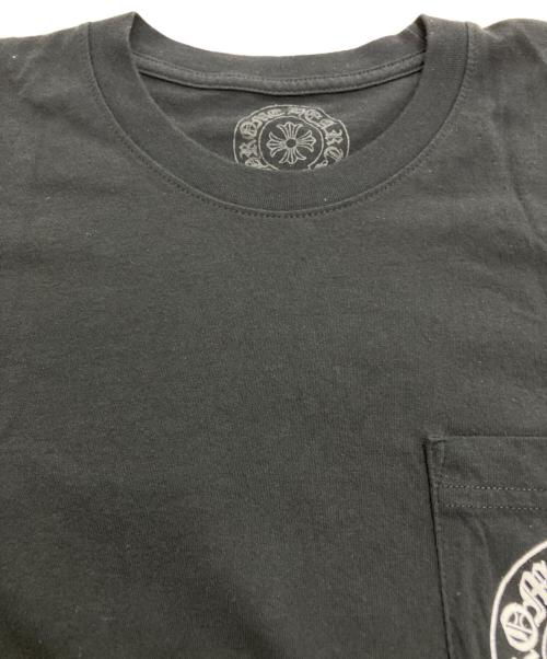 CHROME HEARTS（クロムハーツ）CHROME HEARTS (クロムハーツ) Horse Shoe Logo Pocket T-Shirt ブラック サイズ:Lの古着・服飾アイテム