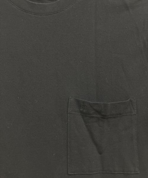 HERMES（エルメス）HERMES (エルメス) ポケットTシャツ ブラック サイズ:Mの古着・服飾アイテム