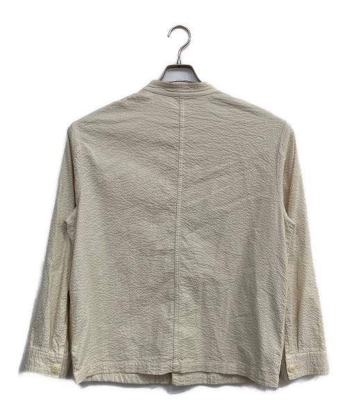 RED EAR（レッドイアー）RED EAR (レッドイアー) シアサッカーシャツジャケット ベージュ サイズ:Mの古着・服飾アイテム