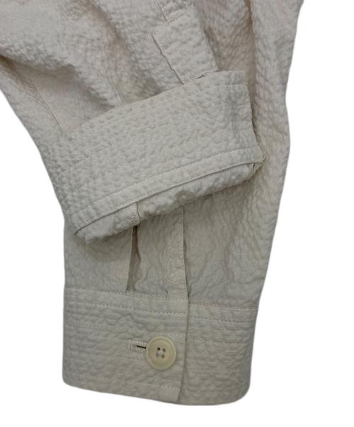 RED EAR（レッドイアー）RED EAR (レッドイアー) シアサッカーシャツジャケット ベージュ サイズ:Mの古着・服飾アイテム