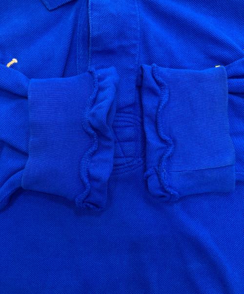 POLO RALPH LAUREN（ポロ・ラルフローレン）POLO RALPH LAUREN (ポロ・ラルフローレン) ビッグロゴロングスリーブポロシャツ ブルー サイズ:Lの古着・服飾アイテム