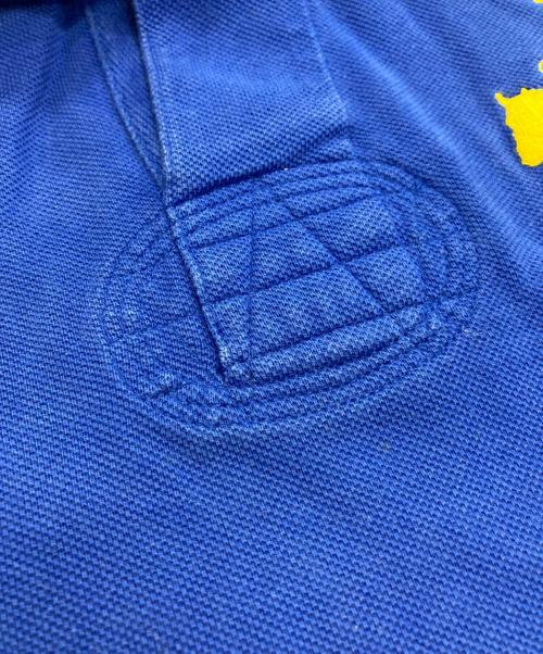 POLO RALPH LAUREN（ポロ・ラルフローレン）POLO RALPH LAUREN (ポロ・ラルフローレン) ビッグロゴロングスリーブポロシャツ ブルー サイズ:Lの古着・服飾アイテム