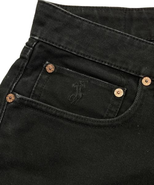 POLO RALPH LAUREN（ポロ・ラルフローレン）POLO RALPH LAUREN (ポロ・ラルフローレン) ブラックデニムパンツ ブラック サイズ:W34の古着・服飾アイテム