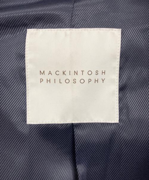 MACKINTOSH PHILOSOPHY（マッキントッシュ フィロソフィー）MACKINTOSH PHILOSOPHY (マッキントッシュ フィロソフィー) ショートビーバー ステンカラーカラー ネイビー サイズ:36の古着・服飾アイテム