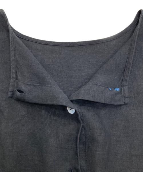 nest Robe（ネストローブ）nest Robe (ネストローブ) リネンワンピース ブラック サイズ:下記参照の古着・服飾アイテム