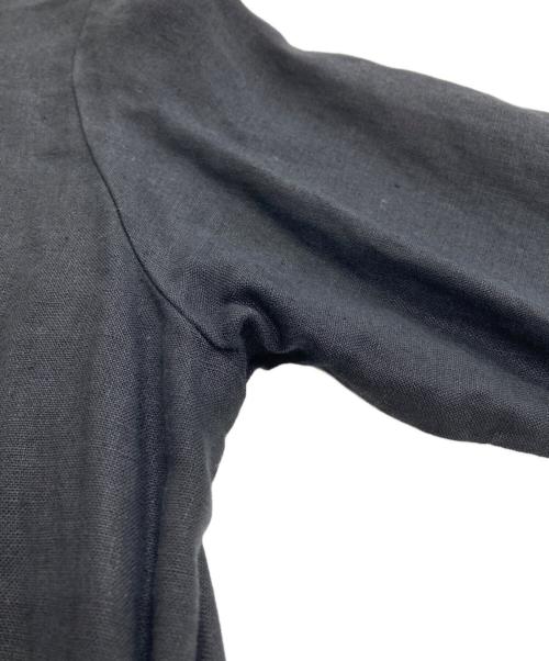 nest Robe（ネストローブ）nest Robe (ネストローブ) リネンワンピース ブラック サイズ:下記参照の古着・服飾アイテム
