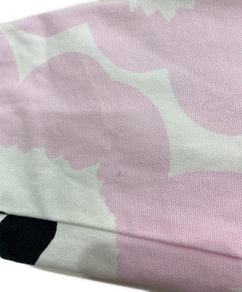 marimekko（マリメッコ）marimekko (マリメッコ) ウニッコ柄デニムジャケット ピンク サイズ:38の古着・服飾アイテム