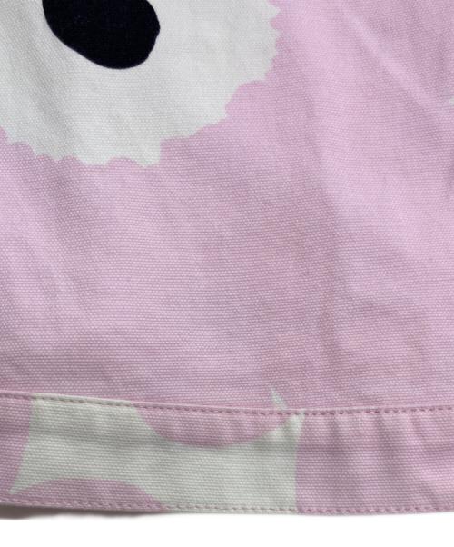 marimekko（マリメッコ）marimekko (マリメッコ) ウニッコ柄デニムジャケット ピンク サイズ:38の古着・服飾アイテム