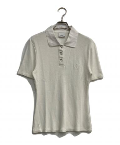 BURBERRY ポロシャツ 白 タグ付き新品 L 中古・古着通販】BURBERRY (バーバリー) ニットポロシャツ ホワイト