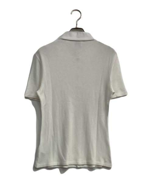 BURBERRY（バーバリー）BURBERRY (バーバリー) ニットポロシャツ ホワイト サイズ:Lの古着・服飾アイテム