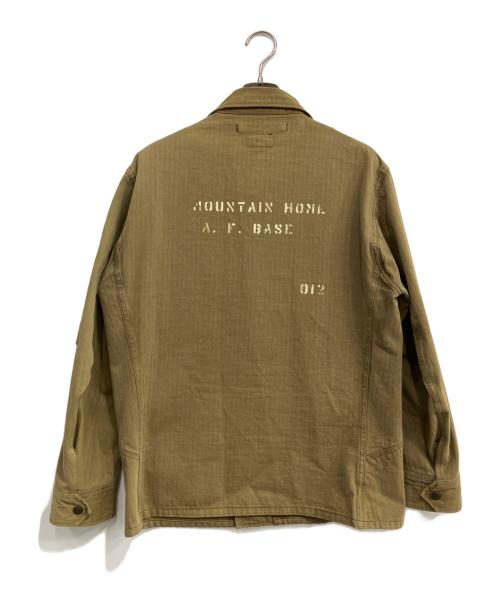 BUZZ RICKSON'S（バズリクソンズ）Buzz Rickson's (バズリクソンズ) AIR BASE SERVICE JACKET ブラウン サイズ:Ⅼの古着・服飾アイテム