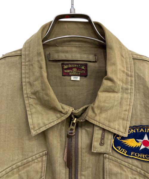 BUZZ RICKSON'S（バズリクソンズ）Buzz Rickson's (バズリクソンズ) AIR BASE SERVICE JACKET ブラウン サイズ:Ⅼの古着・服飾アイテム