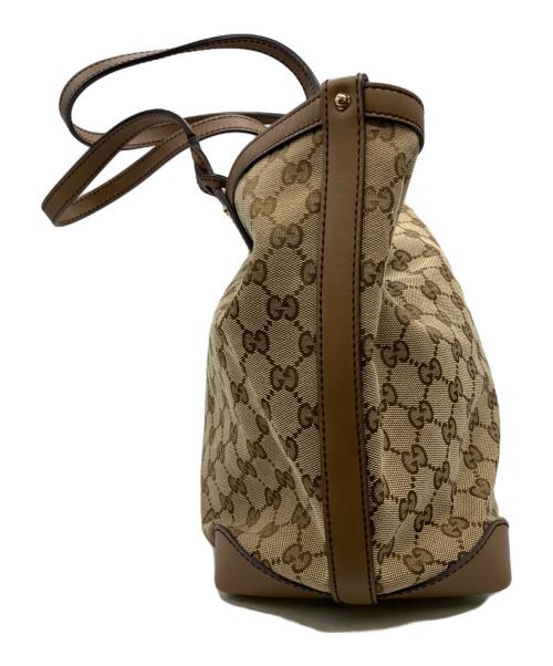 GUCCI（グッチ）GUCCI (グッチ) GGキャンバストートバッグ ベージュの古着・服飾アイテム