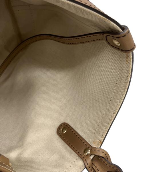 GUCCI（グッチ）GUCCI (グッチ) GGキャンバストートバッグ ベージュの古着・服飾アイテム